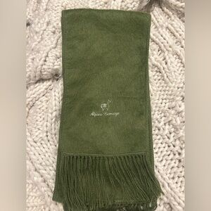 Alpaca Camargo Scarf in Green